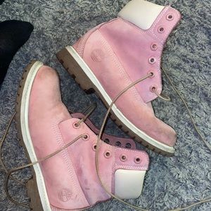 Pink timberlands
